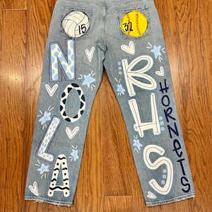 Custom Painted Jeans image 17