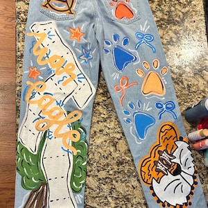 Custom Painted Jeans image 12
