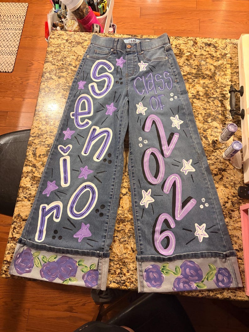 Custom Painted Jeans image 19