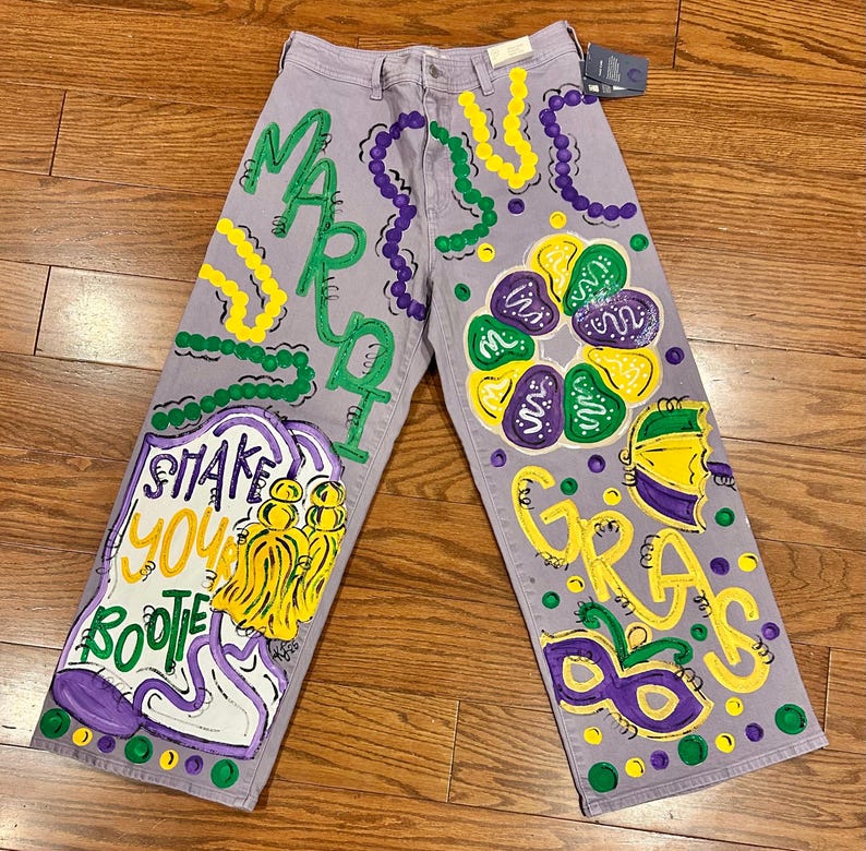 Custom Painted Jeans image 11