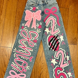 Custom Painted Jeans image 8