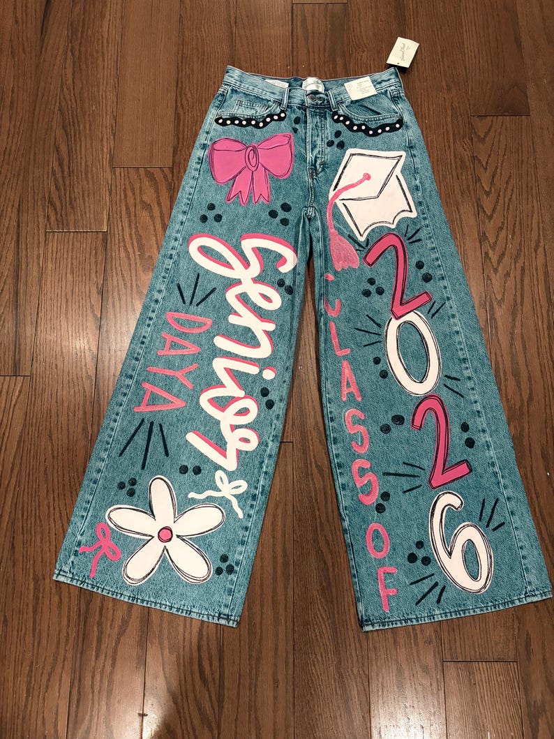 Custom Painted Jeans image 14