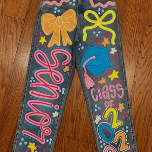 Custom Painted Jeans image 4