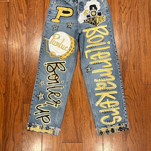 Custom Painted Jeans image 13