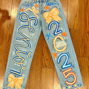 Custom Painted Jeans