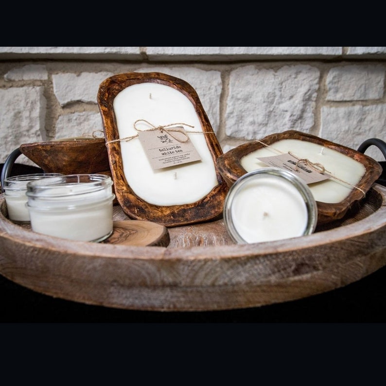 3 Wick Dough Bowl Candle 1216oz Etsy