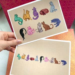 Eras Tour Cats Print (2 options)