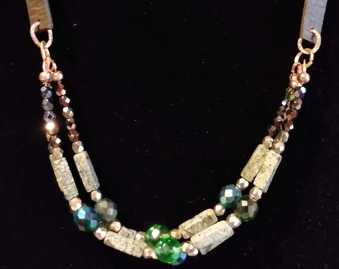 Original Design Jade Multi-strand Beaded Necklace