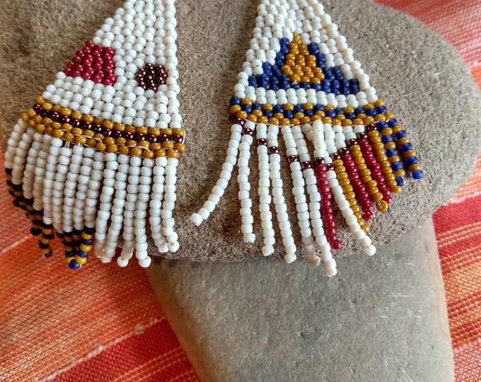 Original Design Mis-matched Beaded Earrings