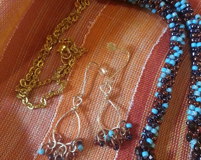 Original Design Handmade Beaded Necklace Set