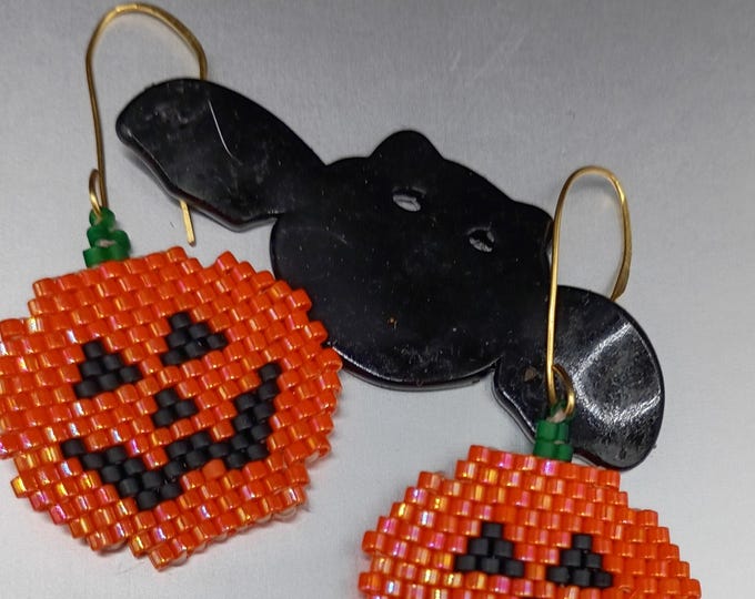 Pumpkin Dangle Earrings