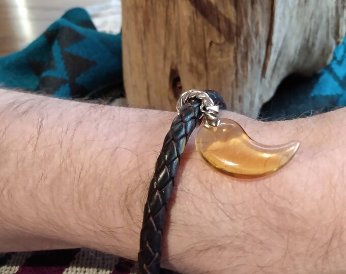 Men's Boho Braided Leather Bracelet