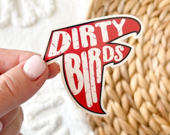 Dirty Birds Atlanta Falcons waterdichte vinyl sticker voetbal sticker laptop sticker fles sticker auto sticker American Football