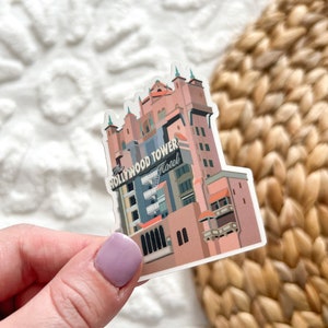 Torre do Terror Disney passeio Disneyland Paris Vinil Adesivo À Prova D'Água Laptop Adesivo Carro Decalque Garrafa Adesivos