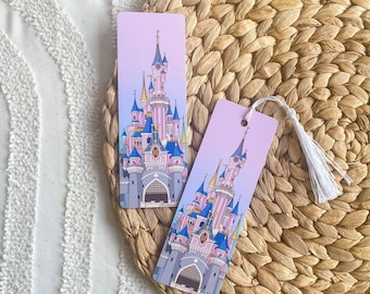 Disneyland Paris Sleeping Beauty Castle Bookmark Bookmarks Book double sided