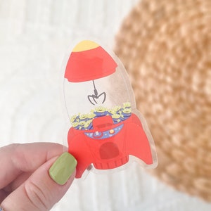 Toy Story Alien Sticker The Claw Machine Transparent Waterproof Sticker Disney Sticker Vinyl Decal car Bumper Water Bottle Laptop IPhone