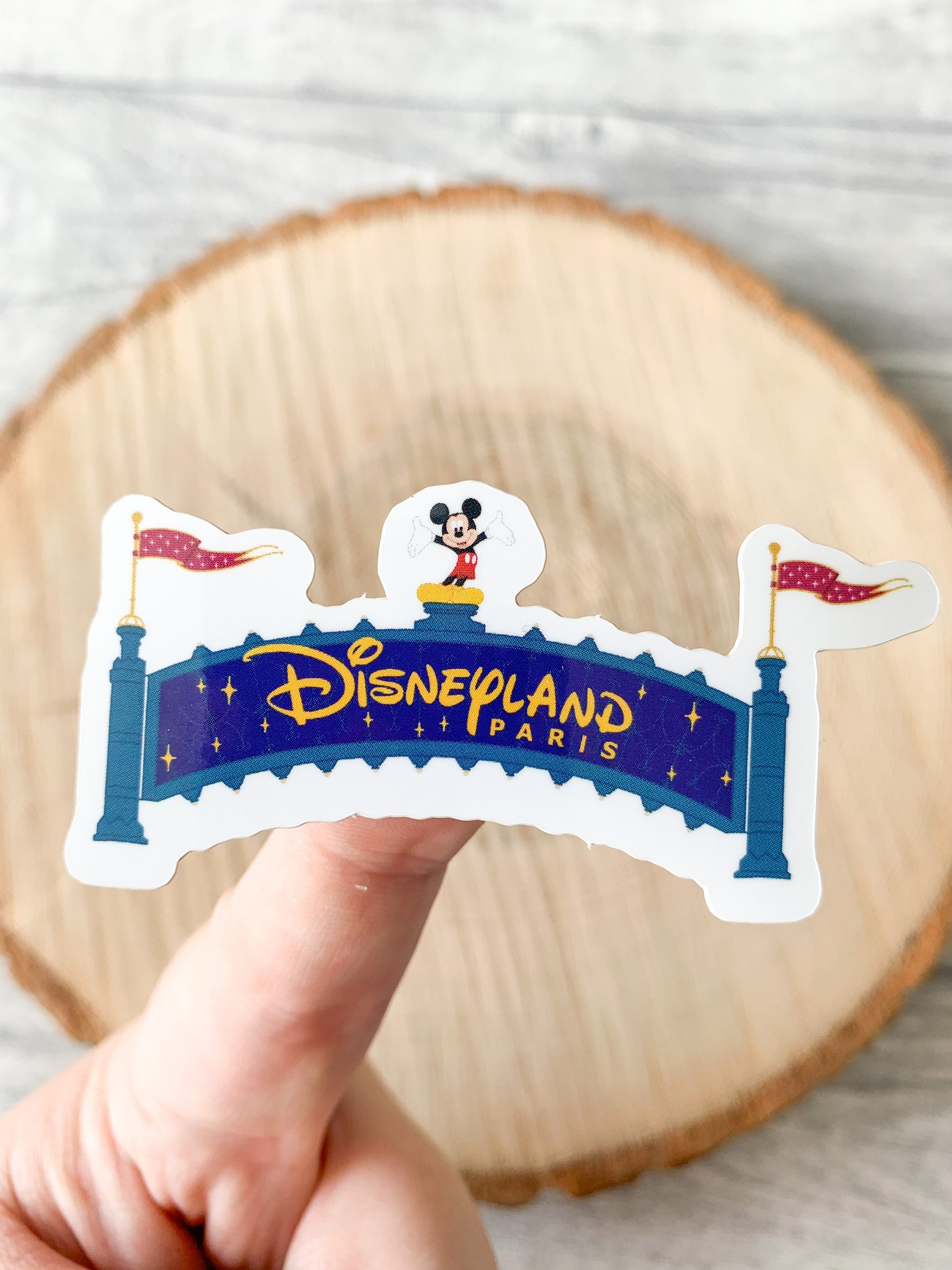 Disneyland Paris Entrance Sign Vinyl Waterproof Decal Sticker Etsy