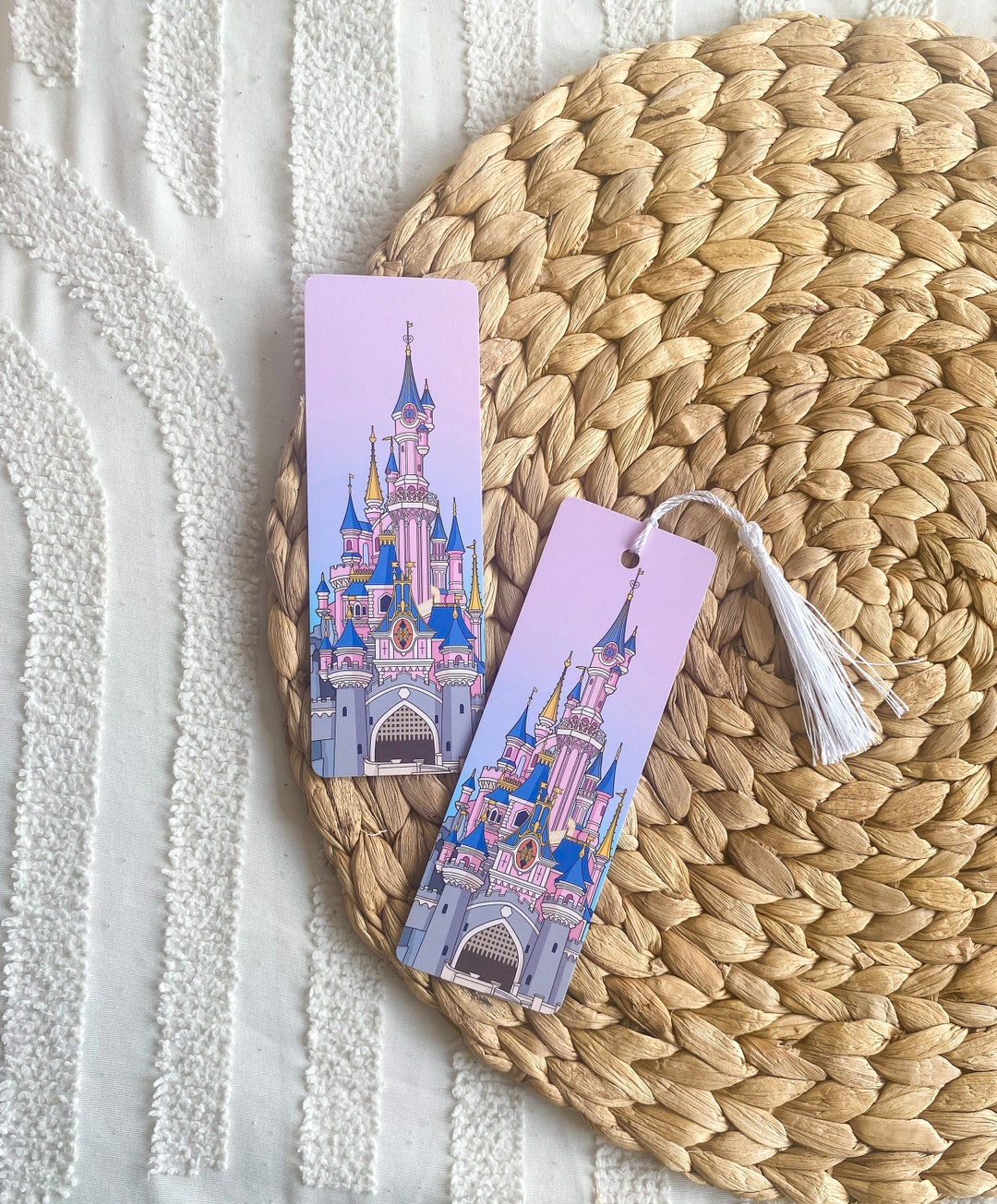 Disneyland Paris Sleeping Beauty Castle Bookmark Bookmarks Book Double