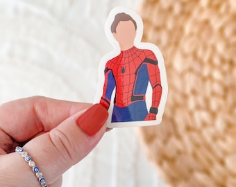 Tom Holland Spiderman Waterproof Sticker Vinyl Stickers Laptop Stickers Car bumper sticker bottle stickers peter parker