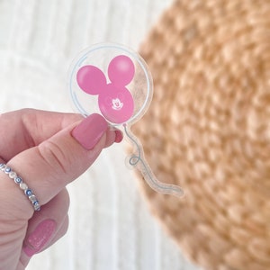 Clear Mickey Balloon Disneyland Transparent Vinyl Waterproof Sticker Laptop Sticker Car Decal Bottle Stickers