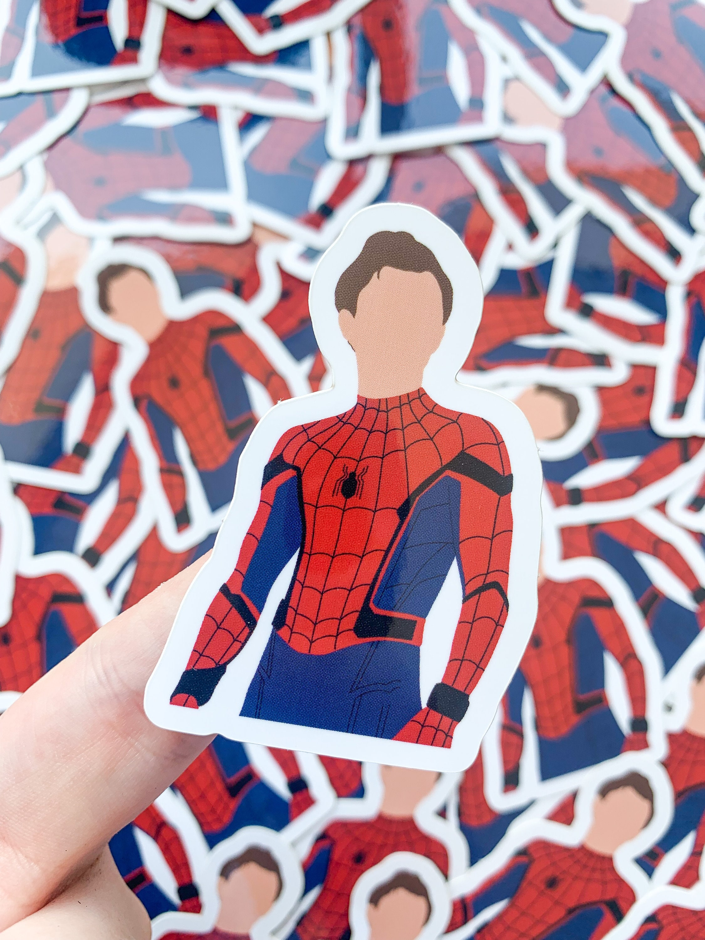 Tom Holland Spiderman Waterproof Sticker Vinyl Stickers Laptop | Etsy