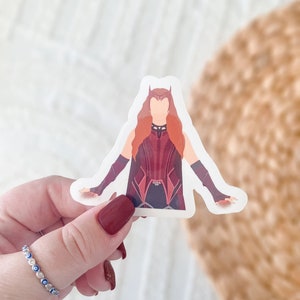 WandaVision Wanda Scarlet witch waterproof sticker vinyl stickers laptop stickers bottle car bumper stickers wanda maximoff