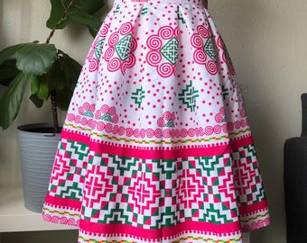 Hmong Woman Skirt/Hmong Vintage Skirt/Hmong Dress/Hmong Girl Dress/Hmong Modern Dress/Hmong Gift