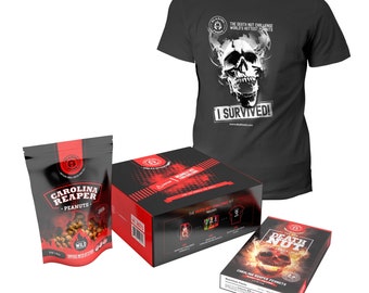 The Death Nut Challenge Version 2.0 Gift Set for the hot sauce or spicy food lover in your life