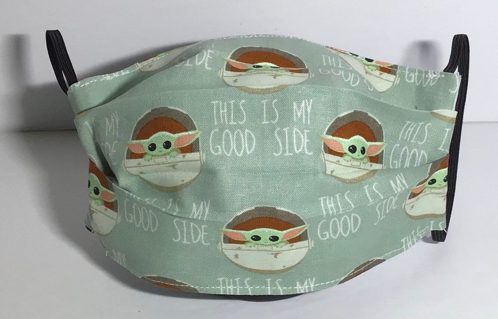 Baby Yoda Face Mask for Kids | Etsy