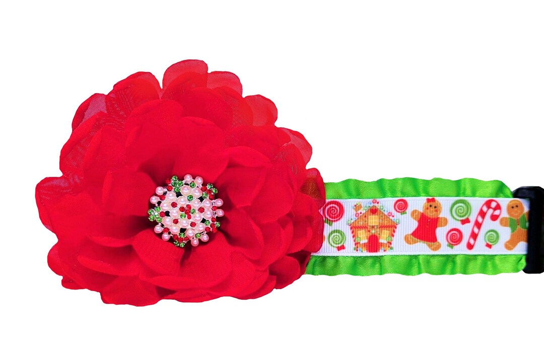 Gingerbread Man Christmas Dog Collar Etsy