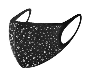 Adult Face Mask with Bling/Rhinestone