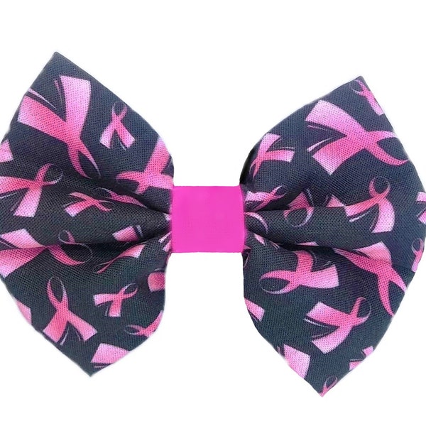 Breast Cancer Bow Tie for Dogs