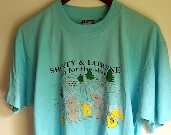 Camiseta gráfica Vintage Screen Star 50-50 / Talla M a L / Humor