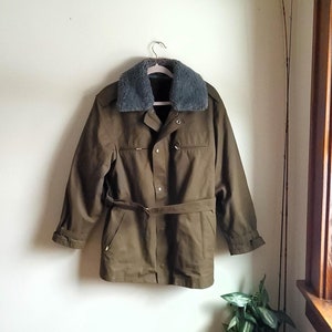 L2B 70s ボロ SCOVILL vintage Vintage 70s Dropped Shoulder Jacket With Hood, Straight Leg