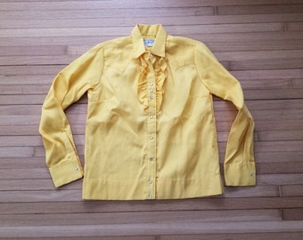Vintage Rockmount Western Shirt Blouse / Women&#39;s M to L Tru-West