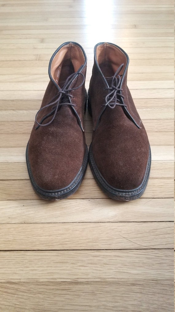 Allen Edmond 9D Dundee Suede Chukka Mid Boot Dress