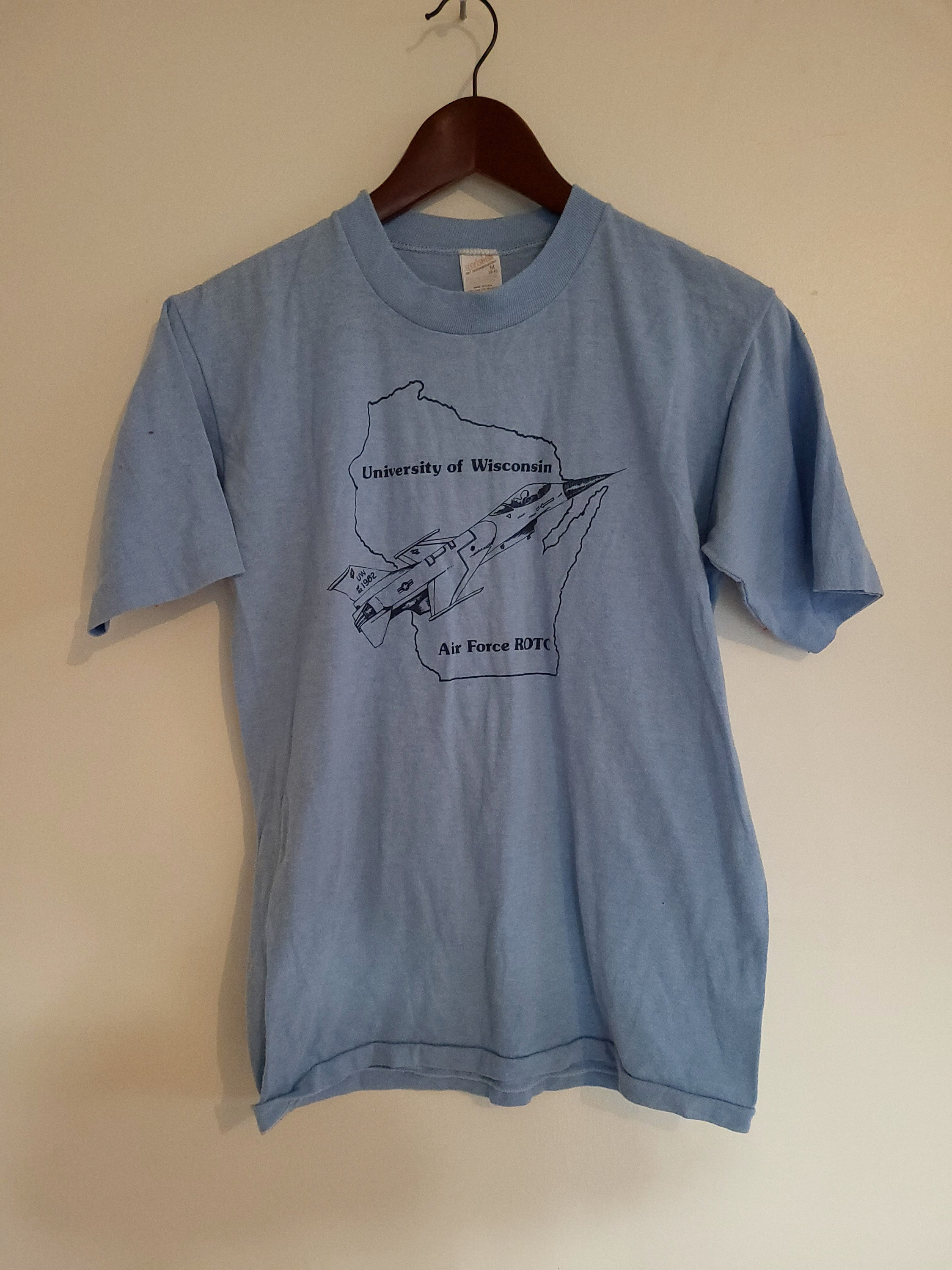 Vintage University of Wisconsin Air Force T-shirt / 1970's