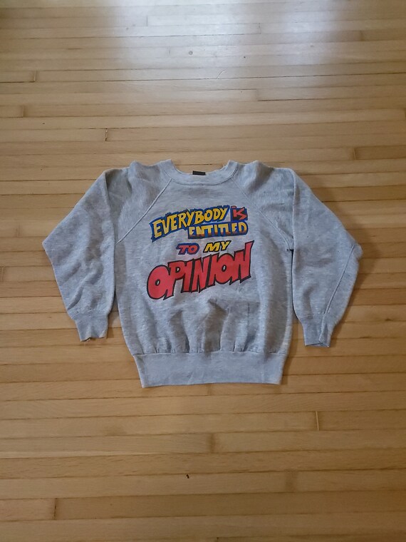 Vintage Deadstock Heather Grey Melange Sweatshirt 