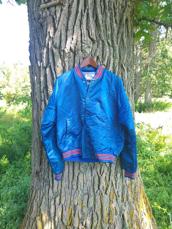 Vintage 1970's 1980's UW Stout Chalk Line Bomber … - image 6