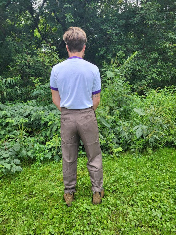 スラックス Levi's ACTION SLACKS BROWN 1970s 1980s Vintage 1970's 1980's Brown Levi Action Slacks / 31 X 30 - Etsy