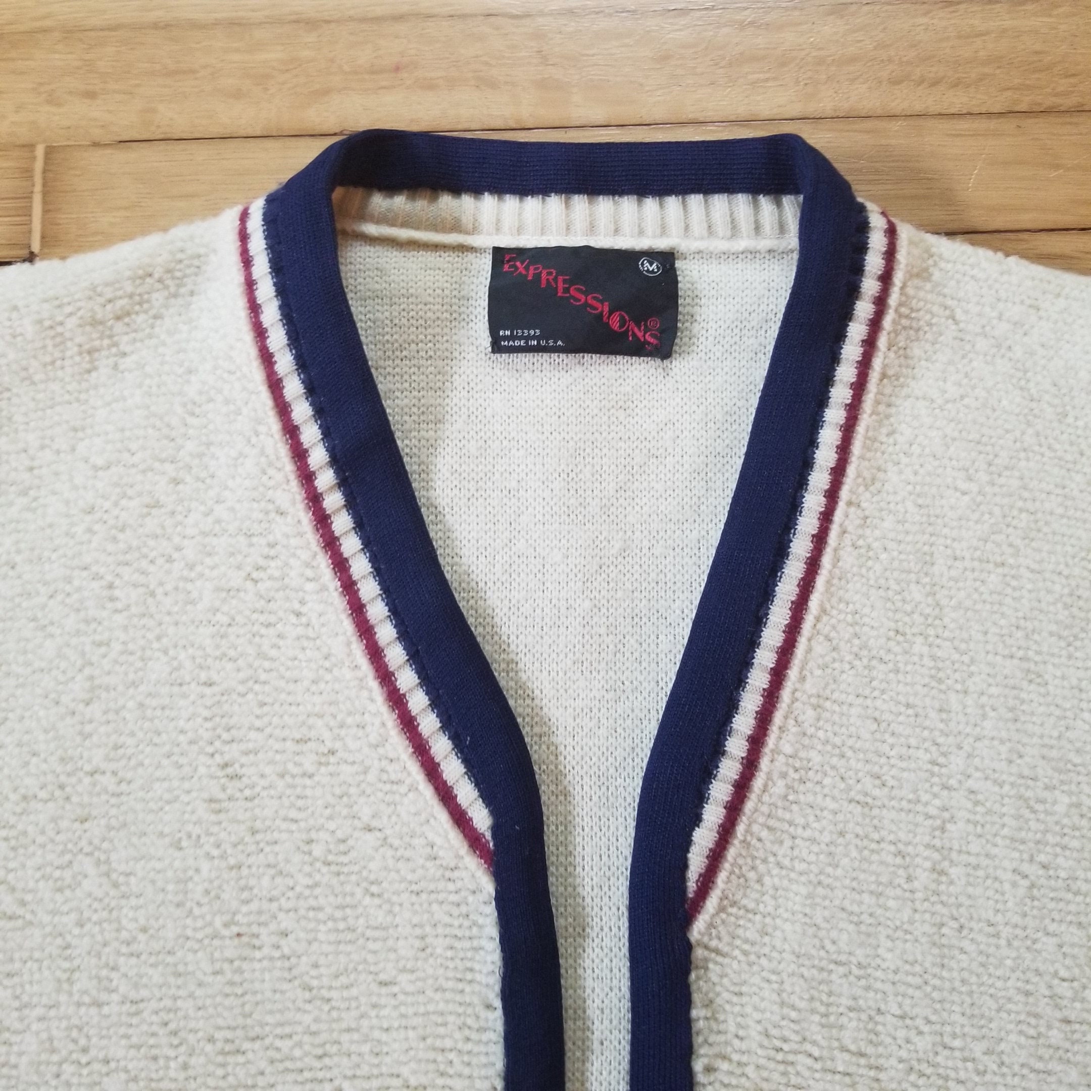 Vintage Cardigan Sweater / Letterman Varsity / Men's S to | Etsy