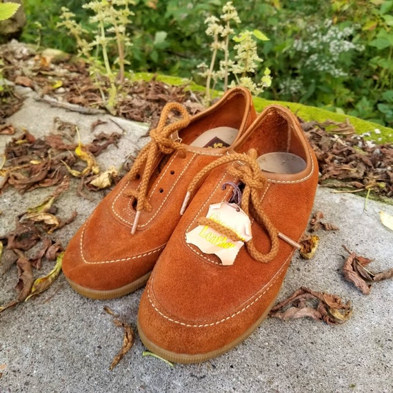 Vintage Deadstock Woodbridge Leather Oxford Shoes