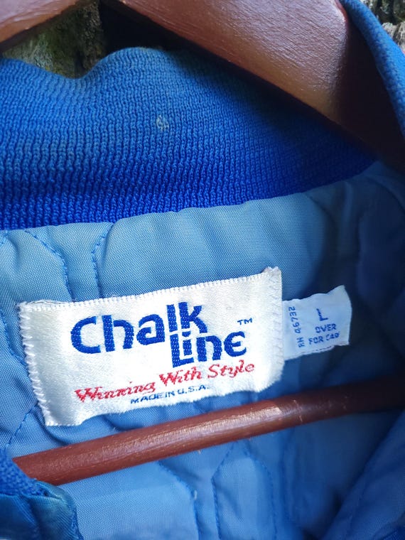 Vintage 1970's 1980's UW Stout Chalk Line Bomber … - image 10