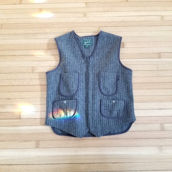 Men's Vintage Woolrich Dress Vest / Wool Vest / Me