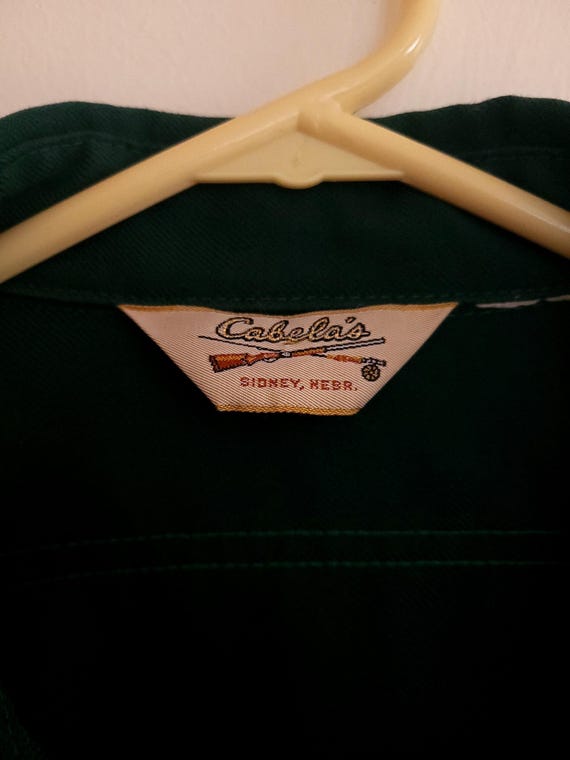 Vintage Cabela's 1970's to 1980's Green Soft Poly… - image 3