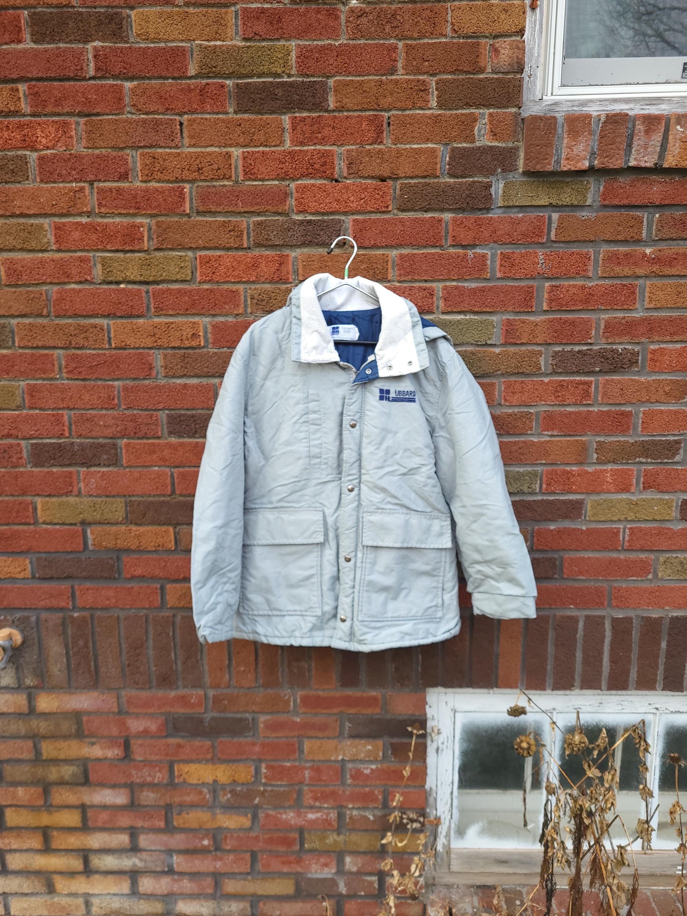 L2B 70s ボロ SCOVILL vintage Vintage 1970's 80's Hubbard Silver Corduroy Insulated Work