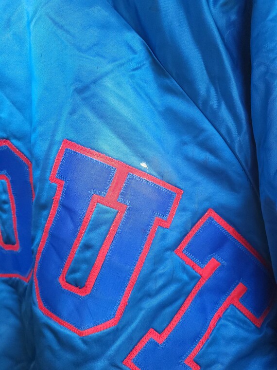 Vintage 1970's 1980's UW Stout Chalk Line Bomber … - image 2