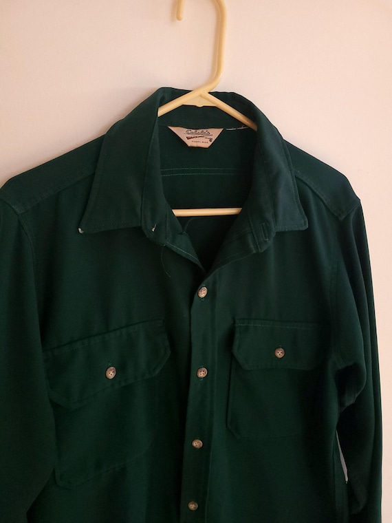Vintage Cabela's 1970's to 1980's Green Soft Poly… - image 2