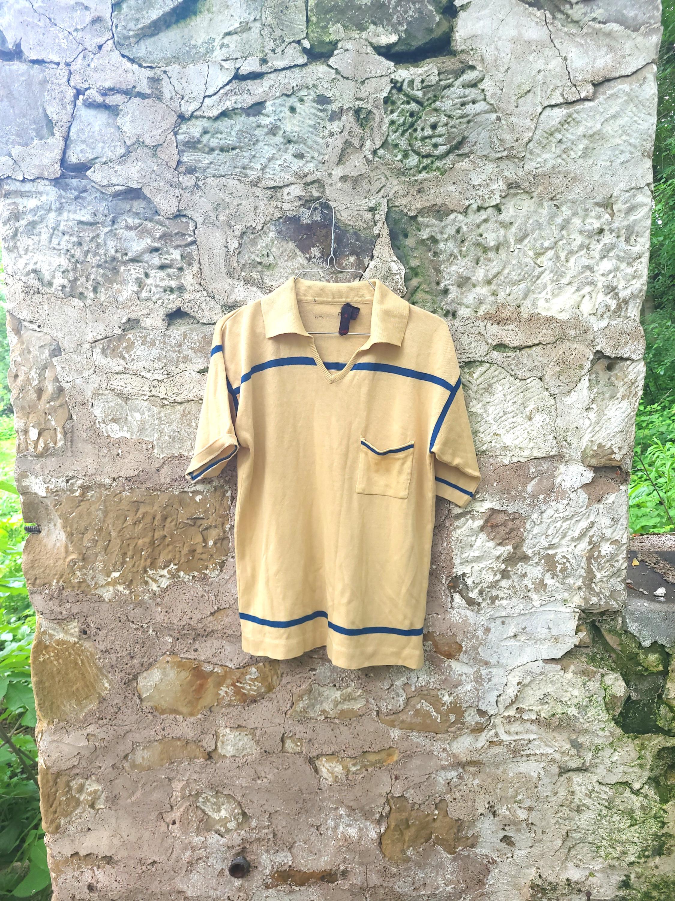 トップス 70's PURINTAN S/S KNIT POLO SG Knit Polo - Vintage Striped – Southern Gents