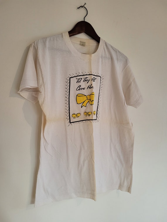 Vintage 1970's to 1980's Distressed Graphic T-Shi… - image 8